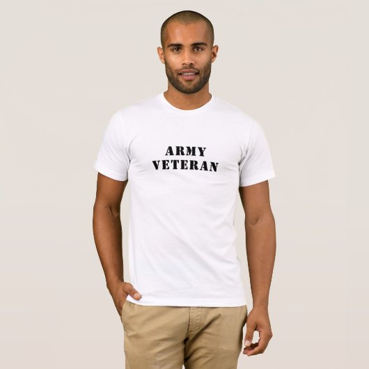 Legerveteraan T-shirt (Voorkant volledig)