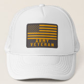 Legerveteraan Trucker Pet (Voorkant)