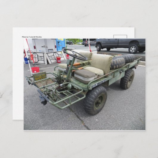 Legervoertuig Briefkaart (Voorkant / Achterkant)
