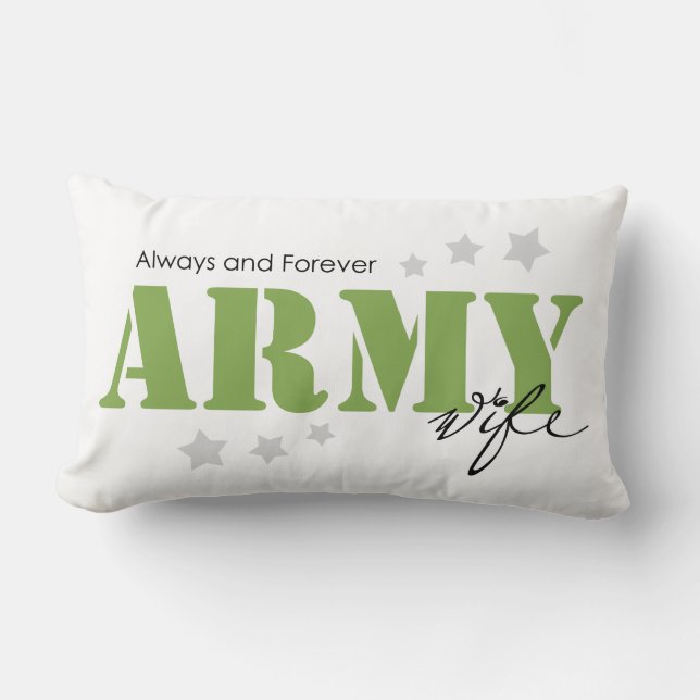 Legervrouw - Altijd en altijd Kussen (Voorkant)