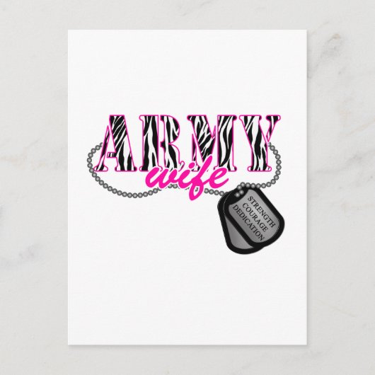 Legervrouw Briefkaart (Voorkant)