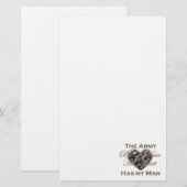 Legervrouw Briefpapier (Voorkant / Achterkant)