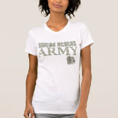 Legervrouw Camo T-shirt (Voorkant)