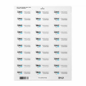 Legervrouw Etiket (Full Sheet)