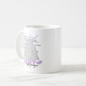 Legervrouw gebed koffiemok (Voorkant links)