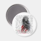 Legervrouw gedicht magneet (Voorkant / Achterkant)