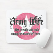 Legervrouw - Ik leef adem en loop tussen Muismat (Met muis)