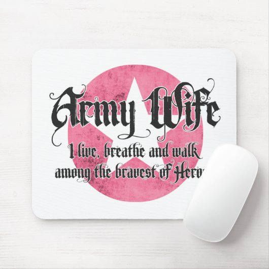 Legervrouw - Ik leef adem en loop tussen Muismat (Met muis)