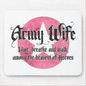 Legervrouw - Ik leef adem en loop tussen Muismat (Voorkant)