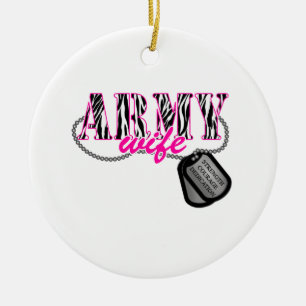 Legervrouw Keramisch Ornament