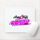 legervrouw mousepad muismat (Met muis)