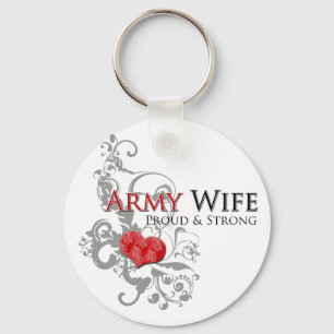 Legervrouw - Proud & Strong Sleutelhanger