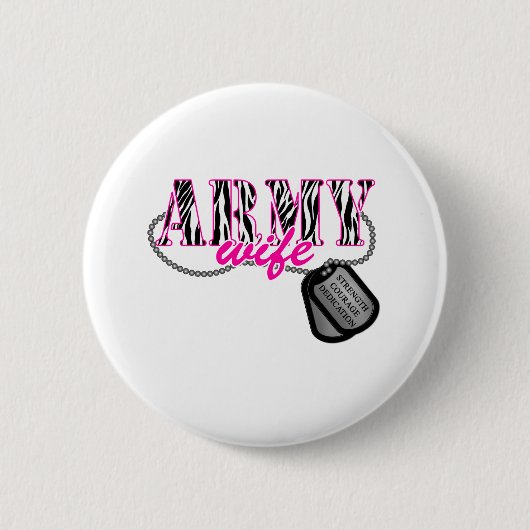 Legervrouw Ronde Button 5,7 Cm (Voorkant)