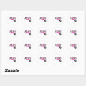 Legervrouw Ronde Sticker (Vel)