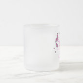 Legervrouw schedel met boegMok Matglas Koffiemok (Center)