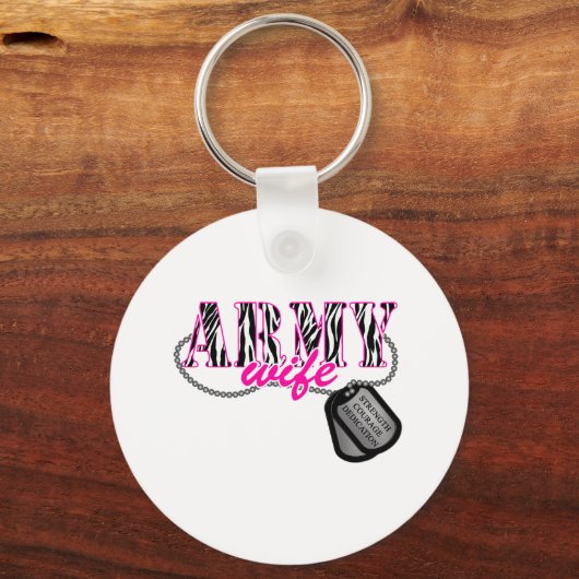 Legervrouw Sleutelhanger (Voorkant)