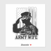 Legervrouw Sticker (Vel)