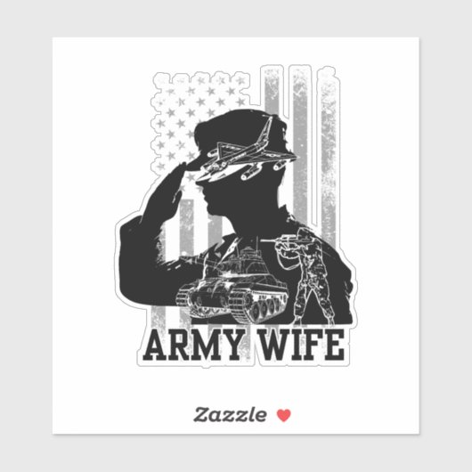 Legervrouw Sticker (Vel)