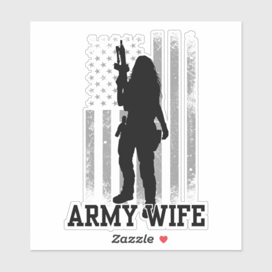 Legervrouw Sticker (Vel)