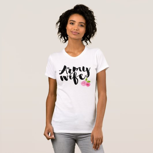 Legervrouw T-shirt (Voorkant volledig)