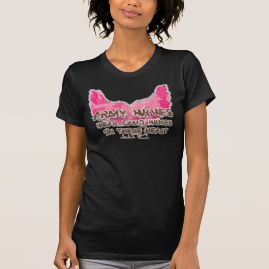 Legervrouw Wings T-shirt (Voorkant)
