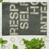 Legerwaarden handdoek (Gevouwen)