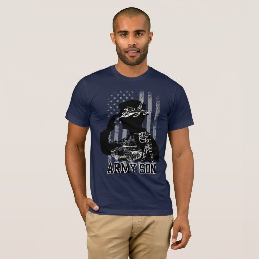 Legerzoon T-shirt (Voorkant volledig)