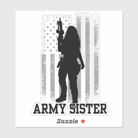 Legerzuster Sticker (Vel)