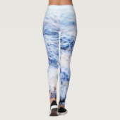 Leggen koel blauw water leggings (Achterkant)