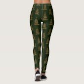 Leggen met gouden kerstballetje leggings (Achterkant)