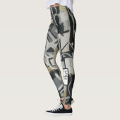 Leggen van de Art Wall op Capricorn Leggings (Links)