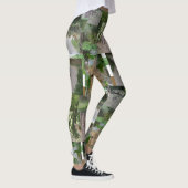 Leggen van het deerpatroon leggings (Rechts)