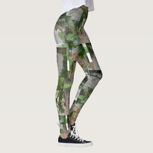 Leggen van het deerpatroon leggings (Rechts)