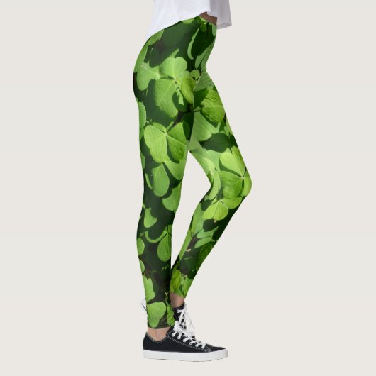 Leggen van het groene patroon van Kleuren Leggings (Rechts)