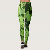 Leggen van het groene patroon van Kleuren Leggings (Achterkant)