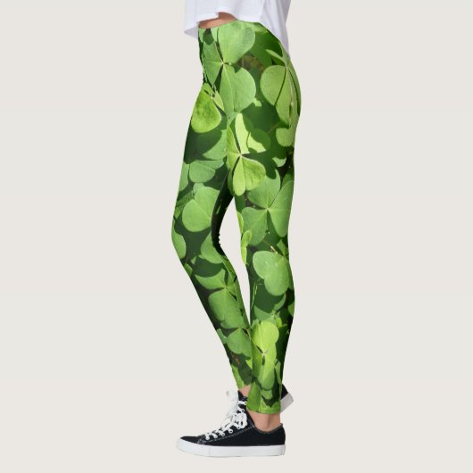Leggen van het groene patroon van Kleuren Leggings (Links)