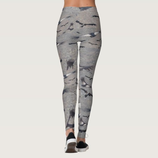 Leggen van het patroonpatroon van vliegende staart leggings (Achterkant)