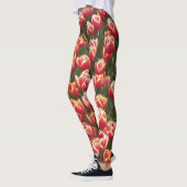 Leggen van rode en witte tulpen leggings (Links)
