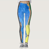 Leggen verven leggings (Voorkant)
