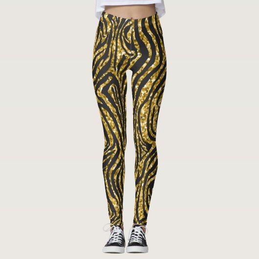Leggen Zebra, dierlijk leggen voor vrouwen Leggings (Voorkant)
