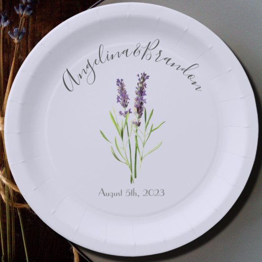 leggers voor bruiloften papieren bordje