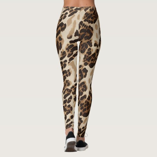 Legging Animal Print Beige Estampado (Achterkant)