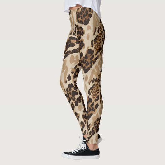 Legging Animal Print Beige Estampado (Links)