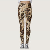 Legging Animal Print Beige Estampado (Voorkant)