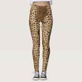 Legging Animal Print Beige Leopardo (Voorkant)