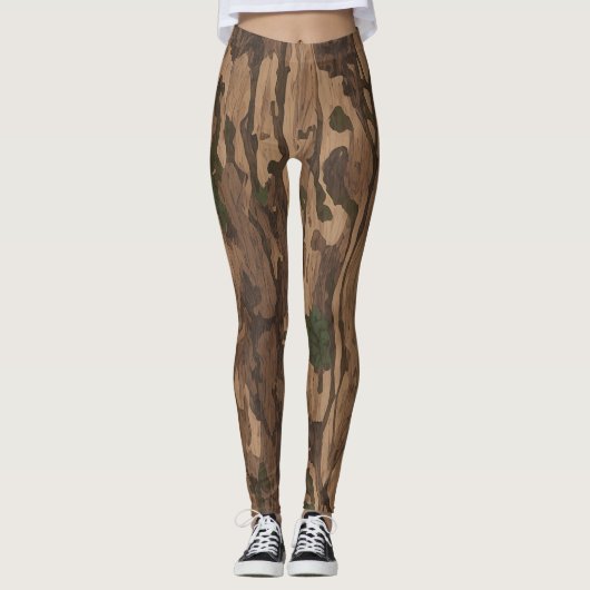 Legging Camo Madera - Diseño y Estilo Único (Voorkant)