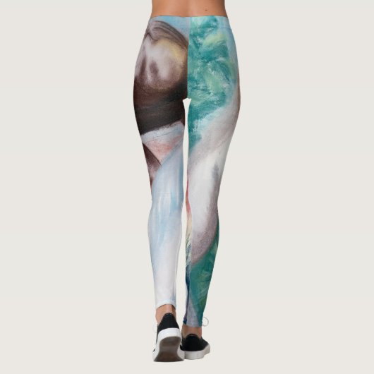 Legging : Cappuera with a Crane (Achterkant)