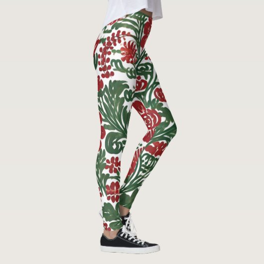Legging Design – Bloemstijl met bloemen (Rechts)