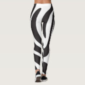Legging Effect Zeber Africain.Natuur en minimalist (Achterkant)