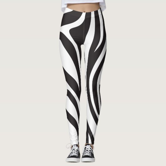 Legging Effect Zeber Africain.Natuur en minimalist (Voorkant)